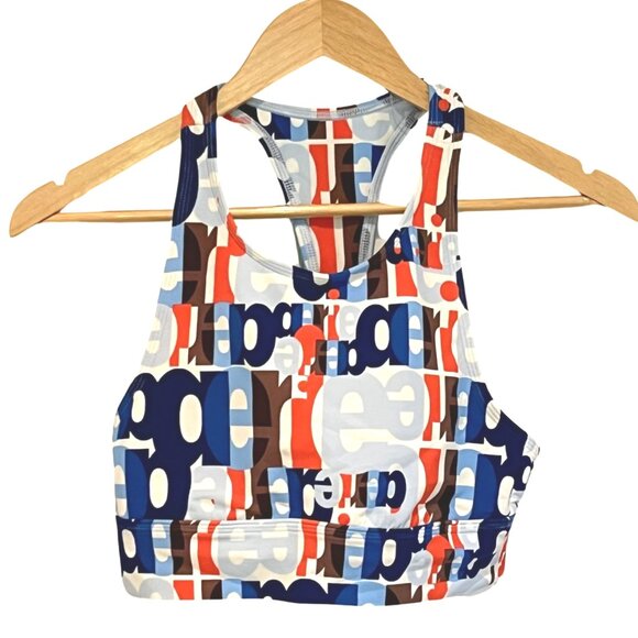 Aerie | Red and Blue logo Sports Bra S - Picture 1 of 5
